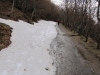 Het pad in de richting van Col de Lepoeder