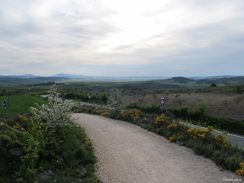 Pad langs de carretera