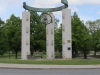 Camino monument en markering